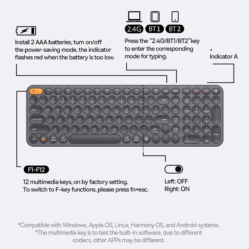 Baseus Wireless Keyboard