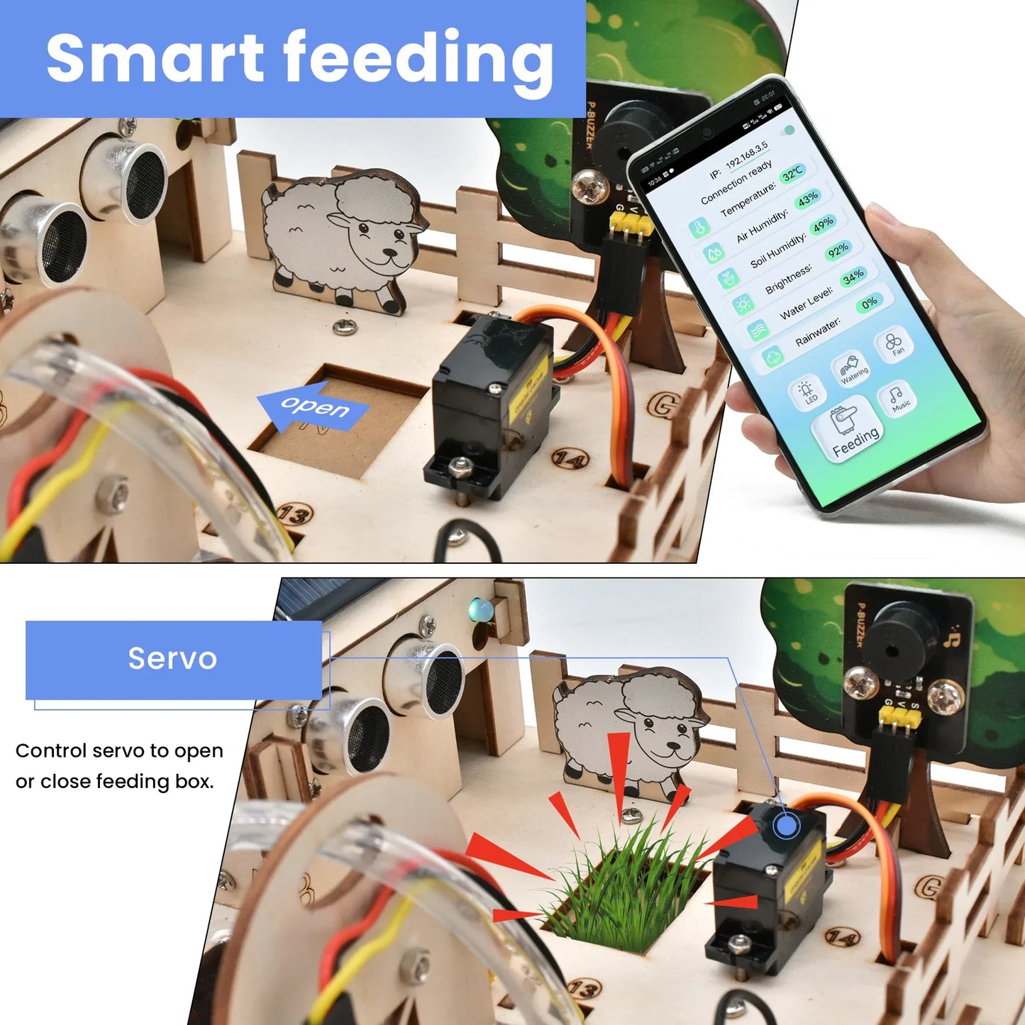 Keyestudio ESP32 Smart Farm Programming Kit for Kids