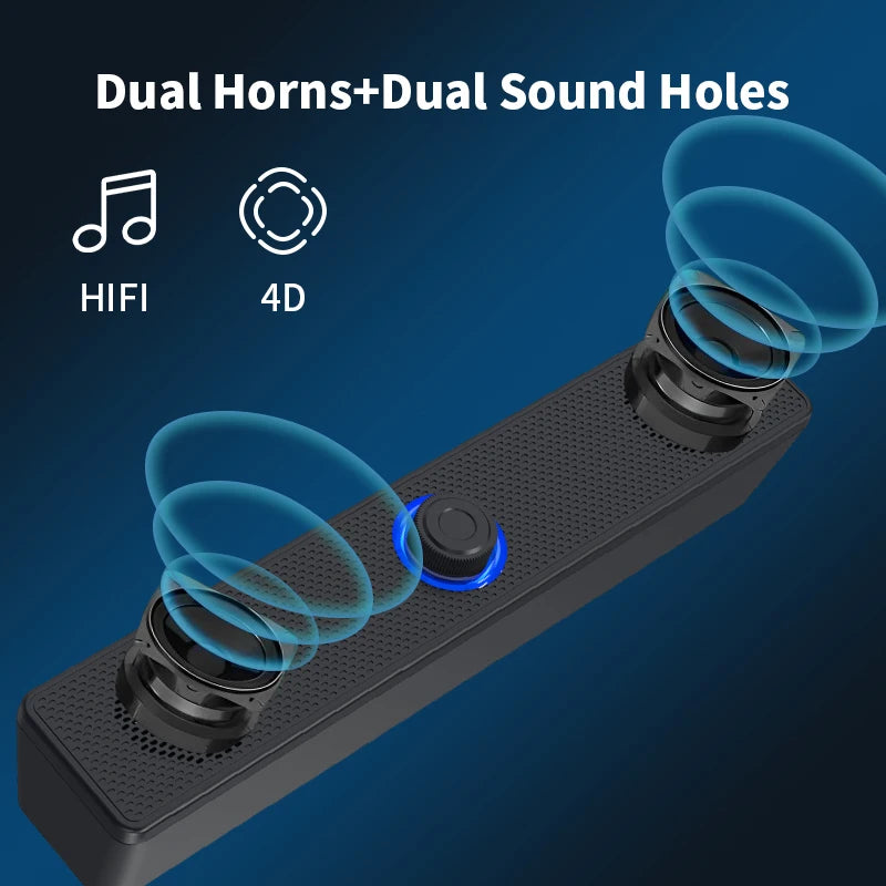 Long Desktop Dual Speaker