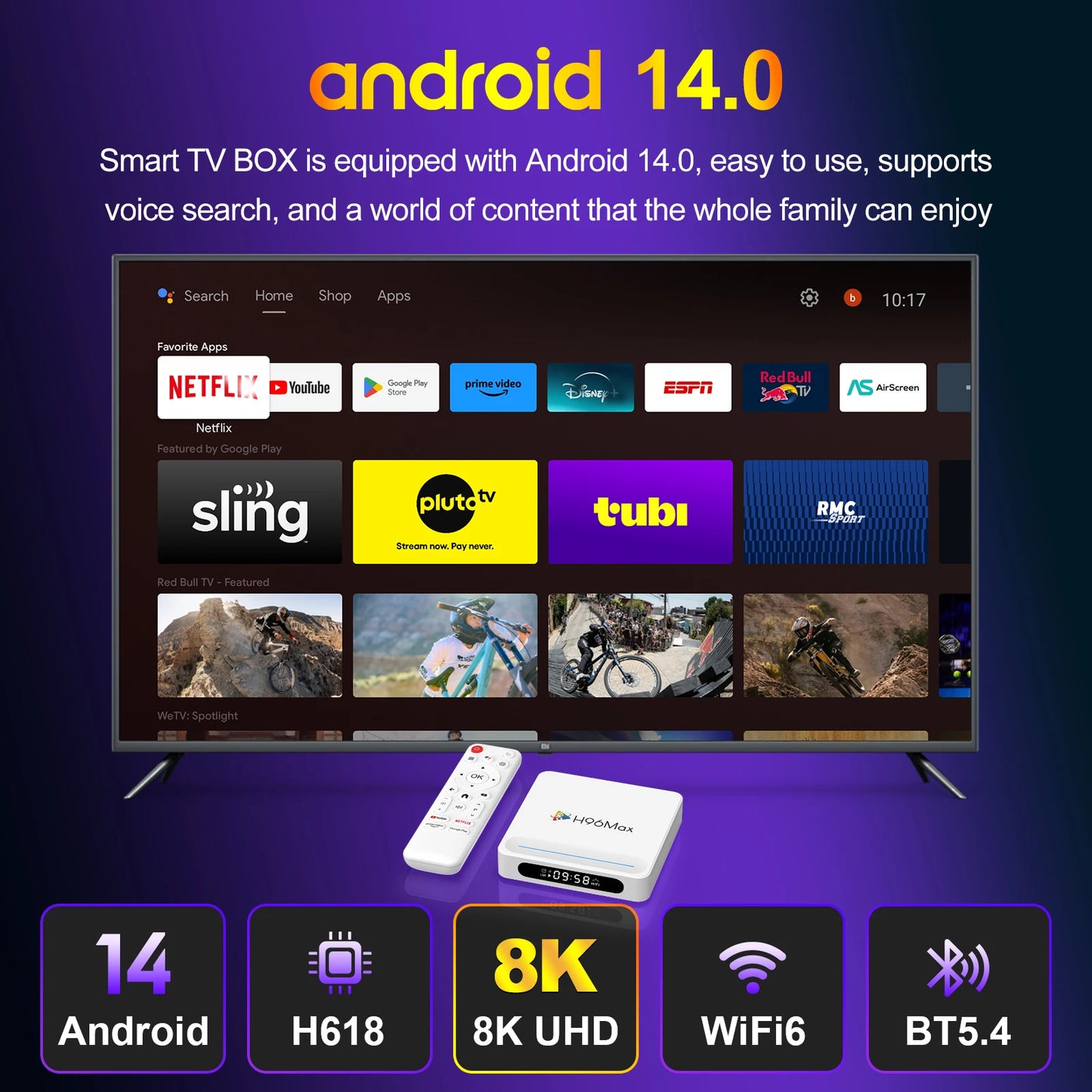 Smart TV Box H96 MAX