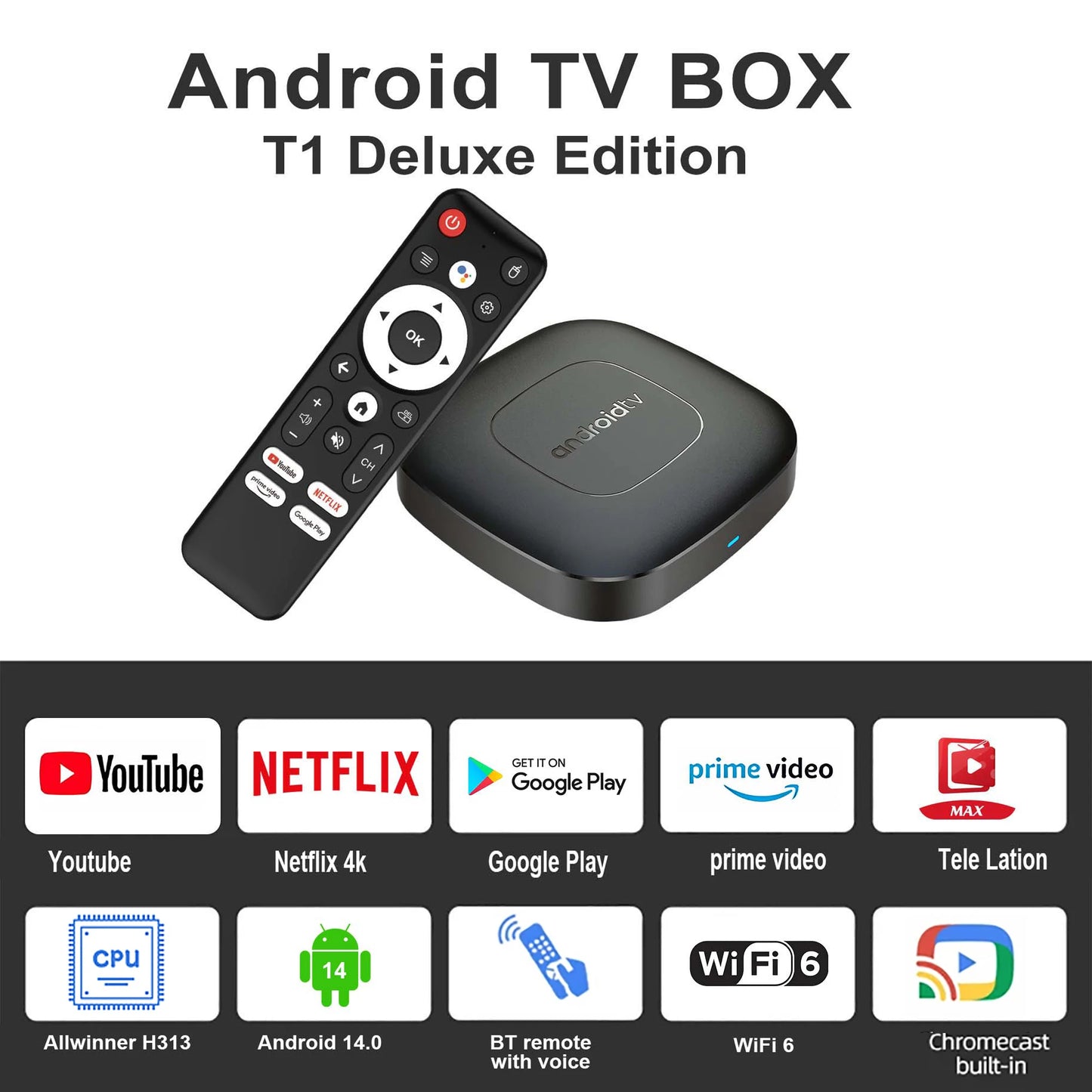 Global Version Smart Streaming Media Player TV Box