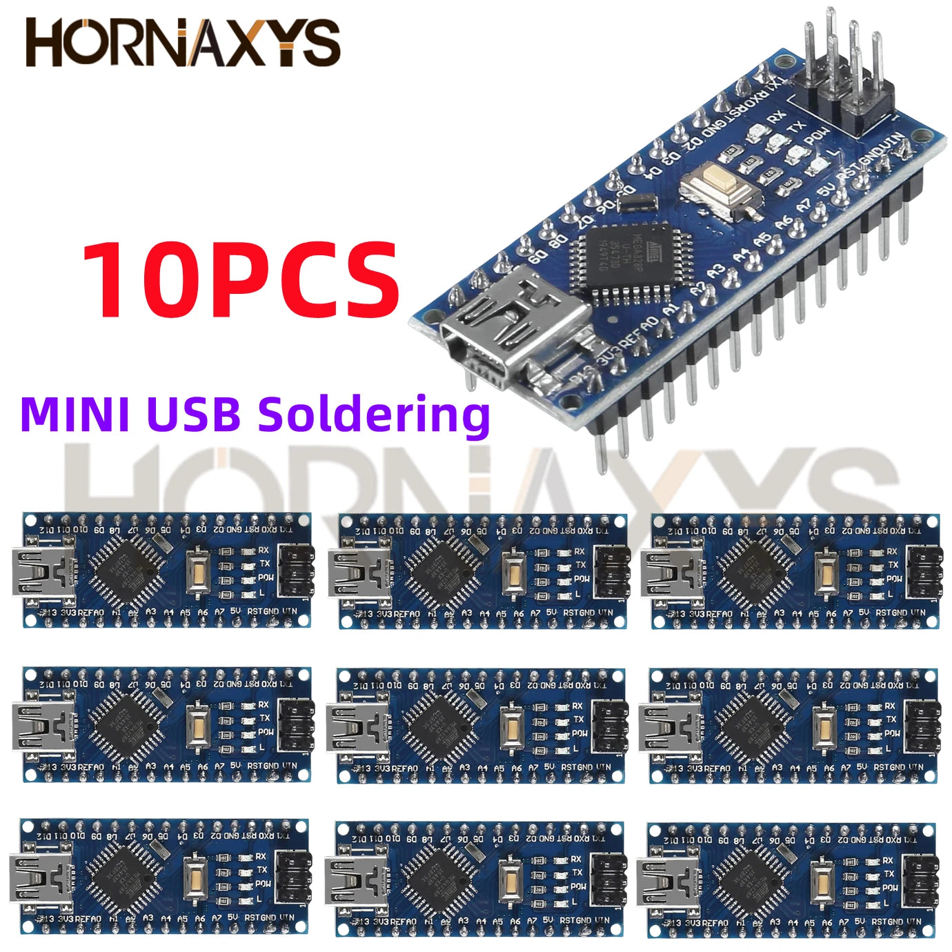 Promotion For arduino Nano V 3.0 Atmega328 Controller Compatible Board Module PCB Development Board MINI/TYPE-C/MICRO USB NANO