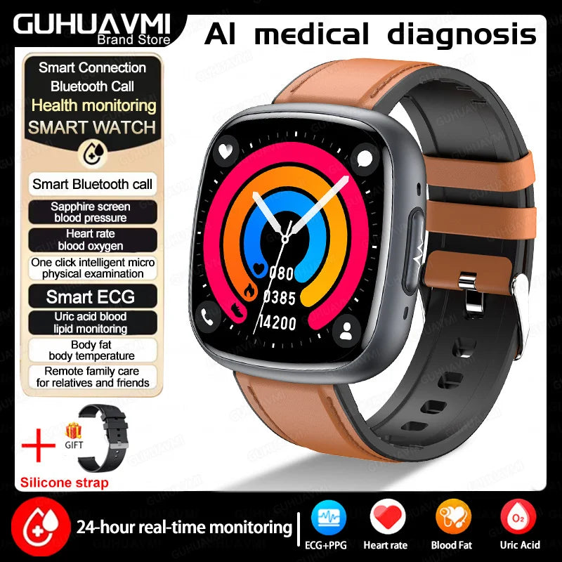 ECG Blood Pressure Health Smart Watch