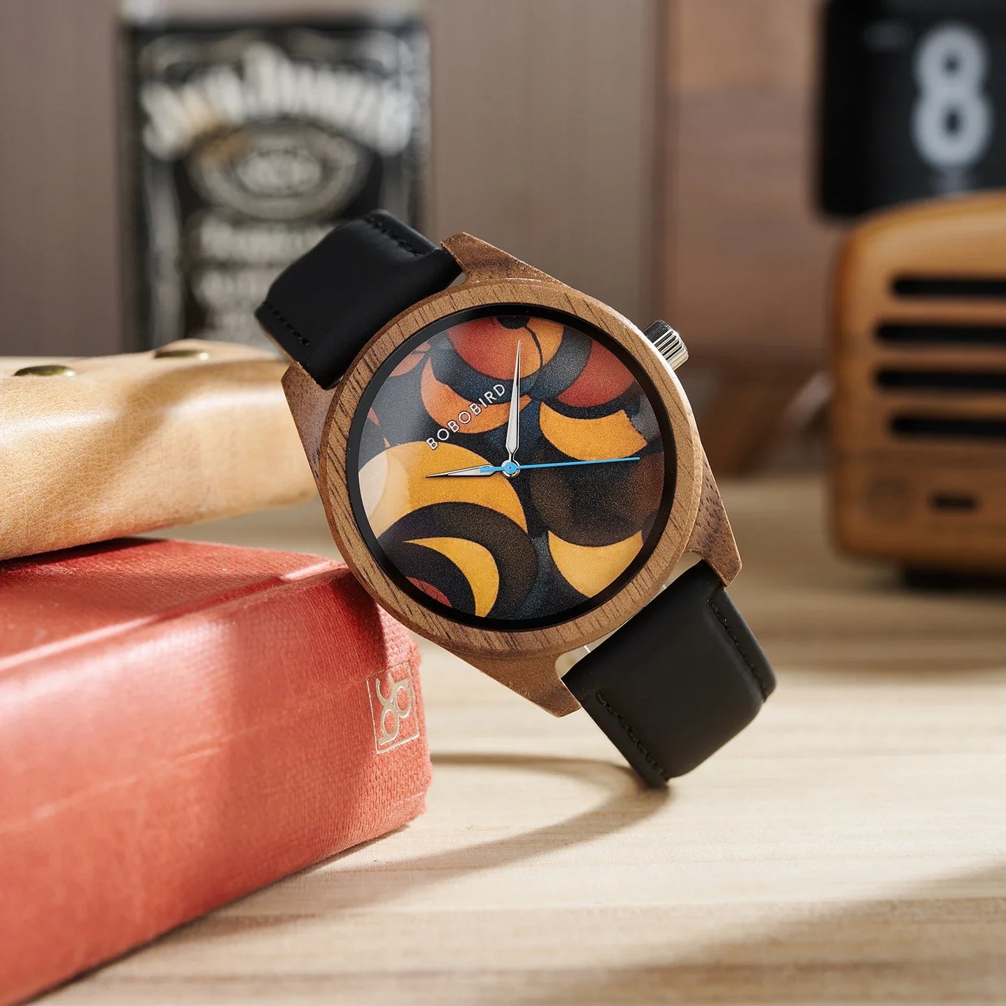 BOBOBIRD Wooden Quartz Watch for Men