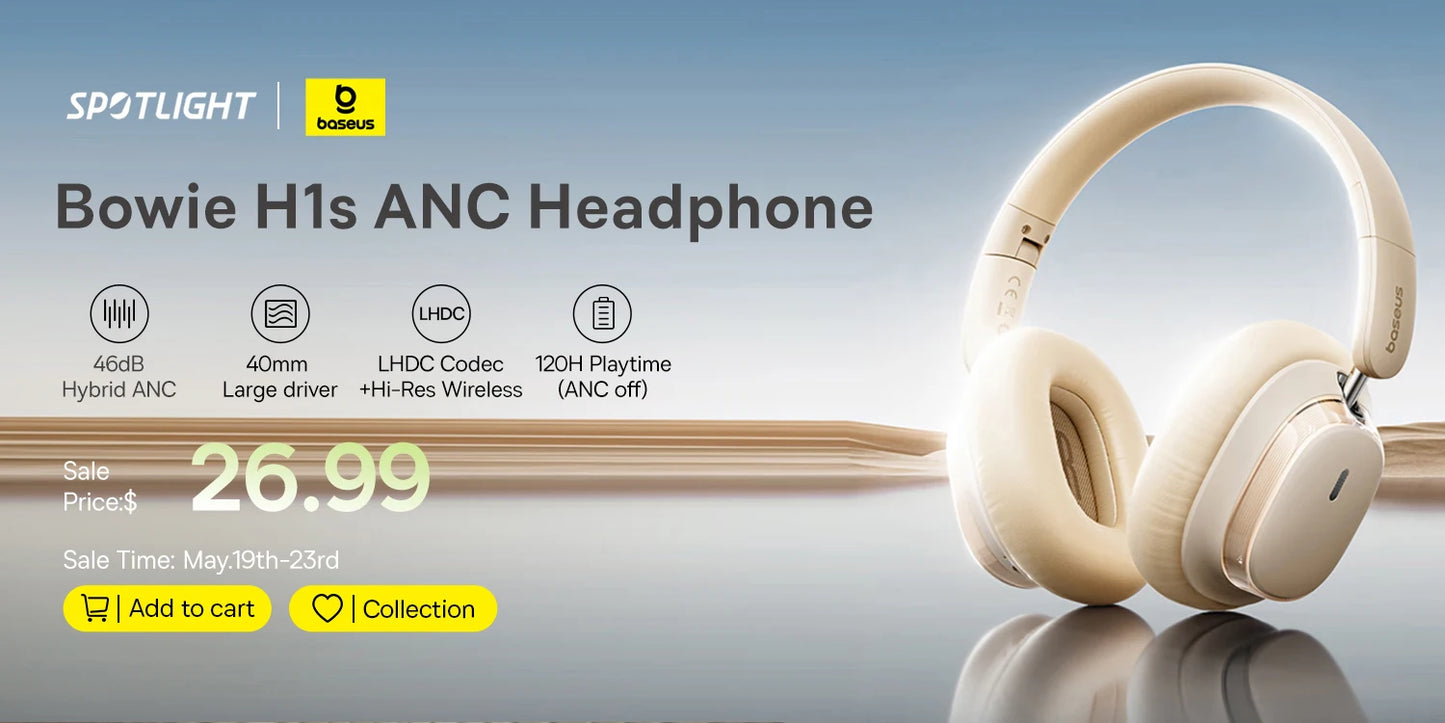 Baseus D02 Pro Wireless Headphones