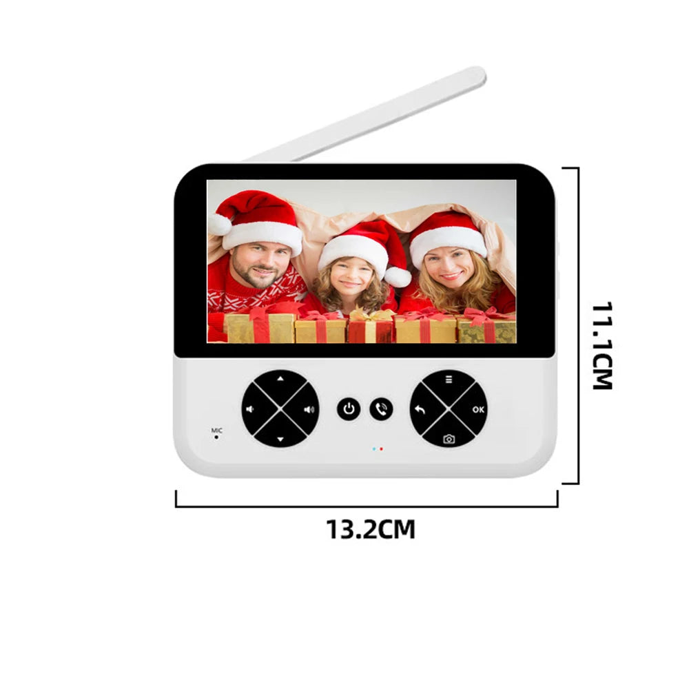Mirixi Wireless 4.3 Inch IPS Video Doorbell with Camera