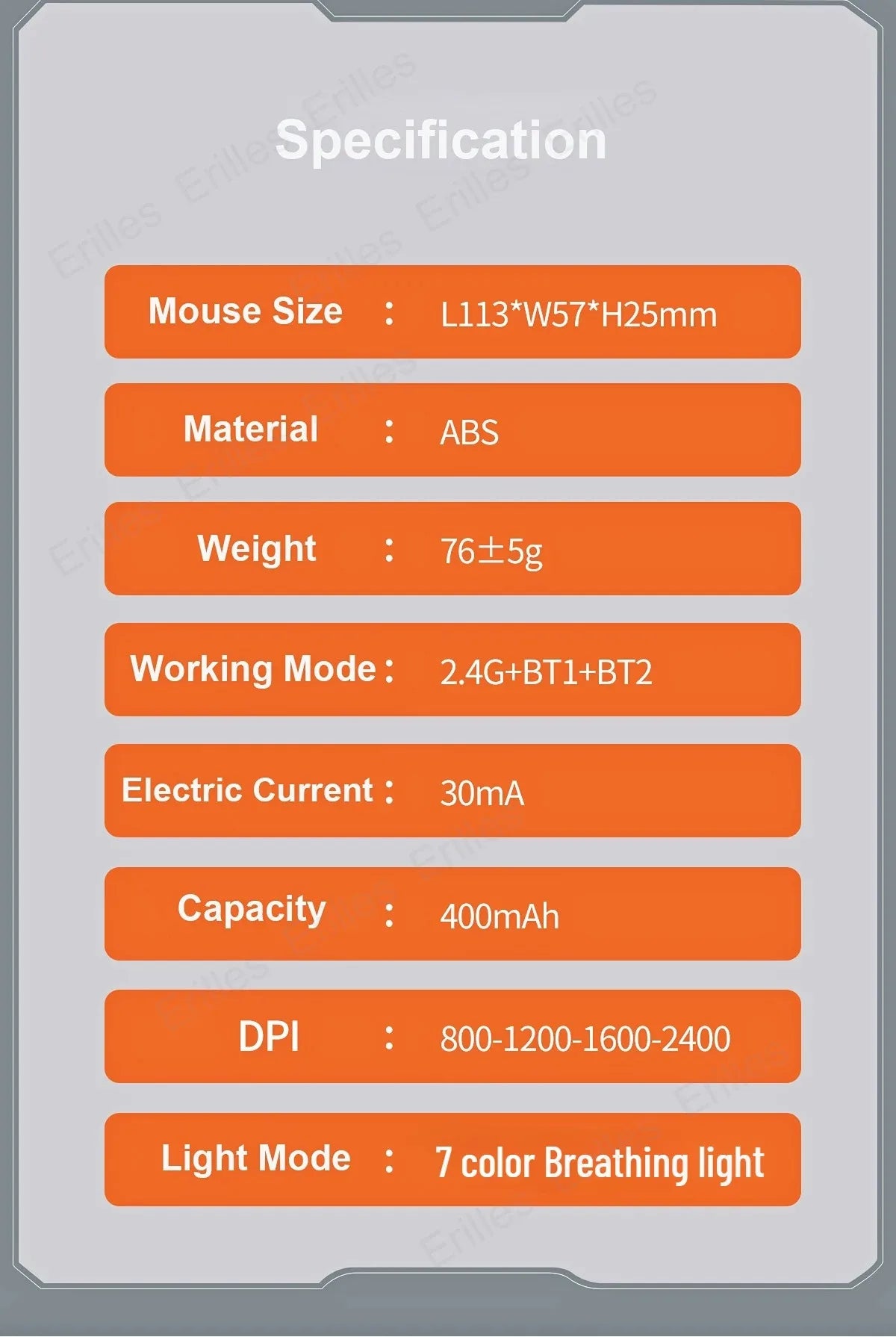 Transparent Magnetic Triple Mode Wireless Mouse