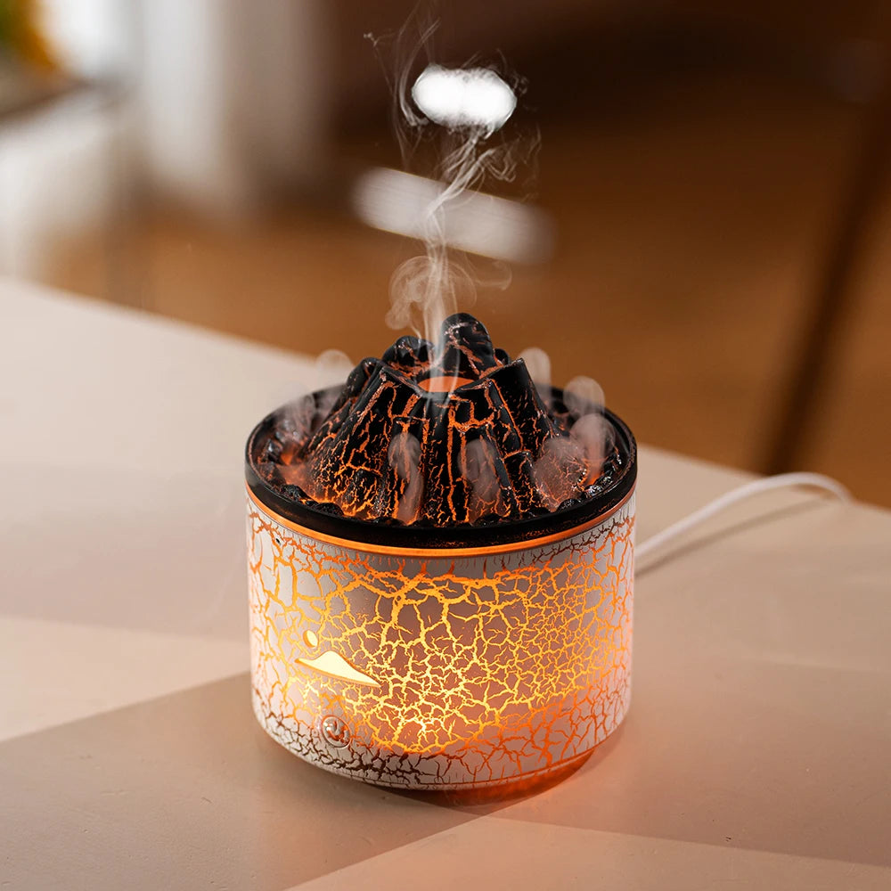 Volcanic Lava Jellyfish Aromatherapy Flask
