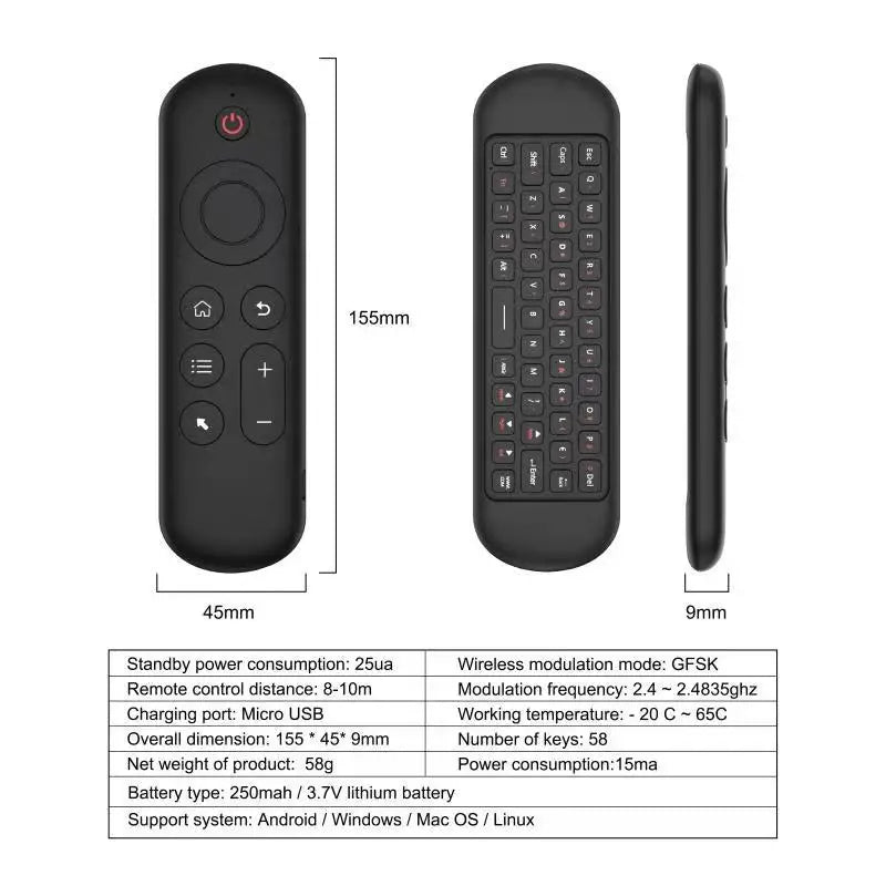 Remote Control Air Mouse Voice Gyroscope