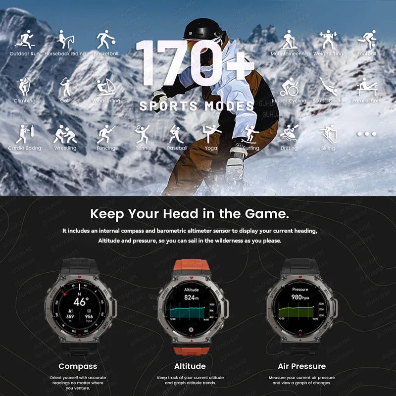 10ATM Ultra GPS Smart Watch