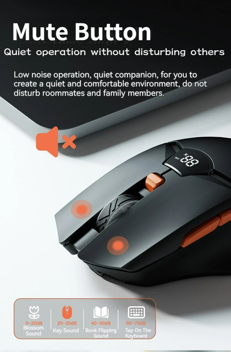 Semi-Dark Wireless Bluetooth Mouse