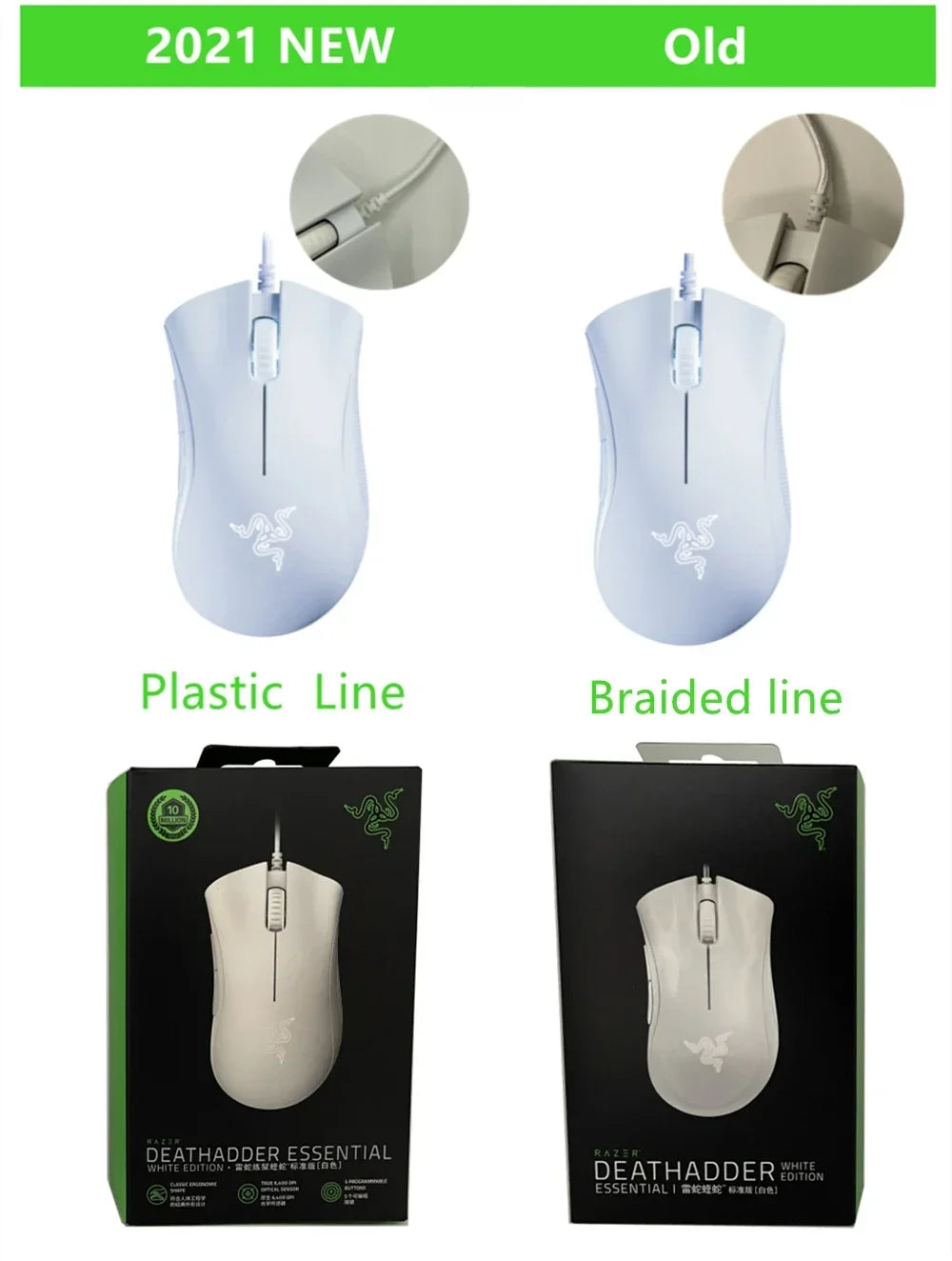 Original Razer Death Adder Essential Wired Mouse
