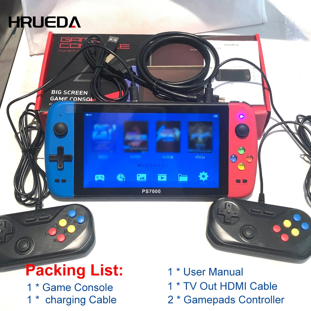 PS7000 HD Retro Portable Handheld Video Game Console
