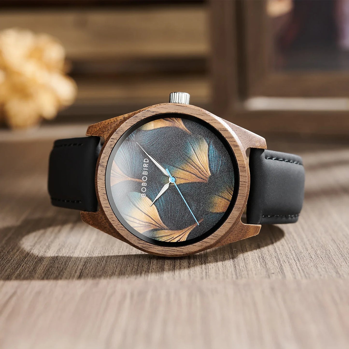 BOBOBIRD Wooden Quartz Watch for Men