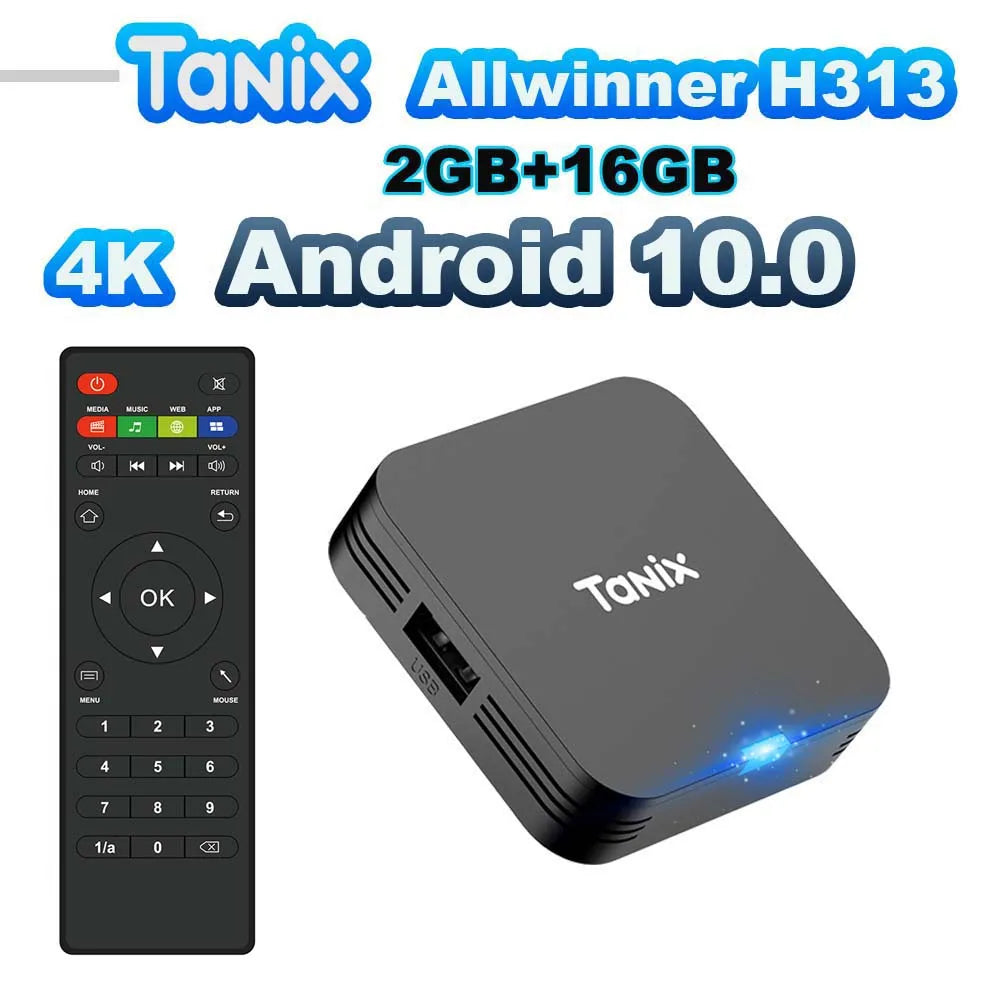 Tanix TX1 Allwinner H313 Android 10.0 TV BOX