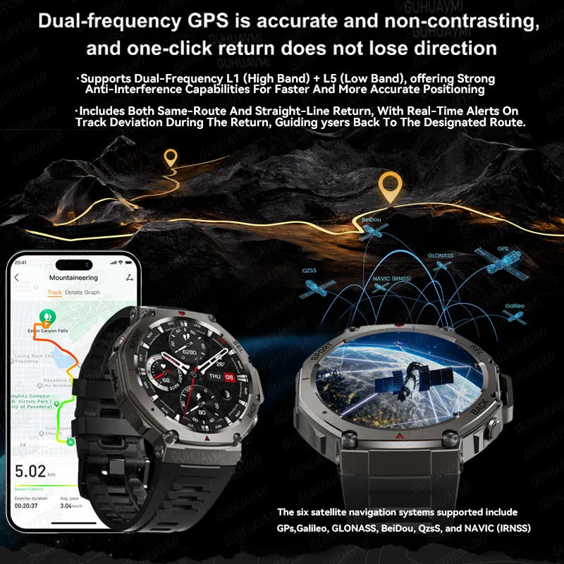 10ATM Ultra GPS Smart Watch
