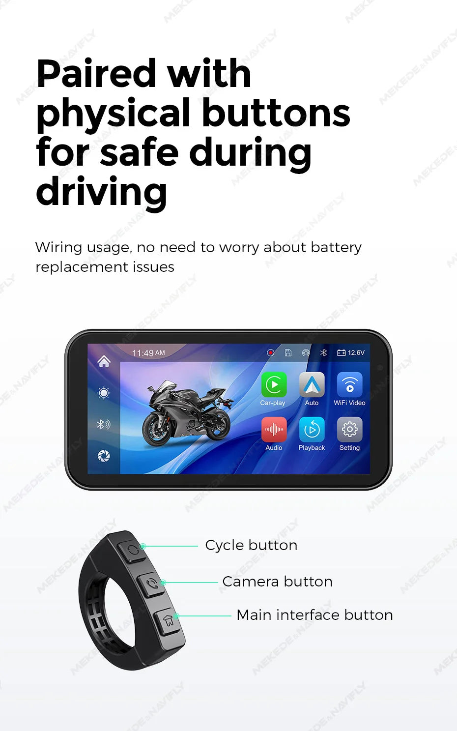 Portable 6.25 inch IP67 Recorder