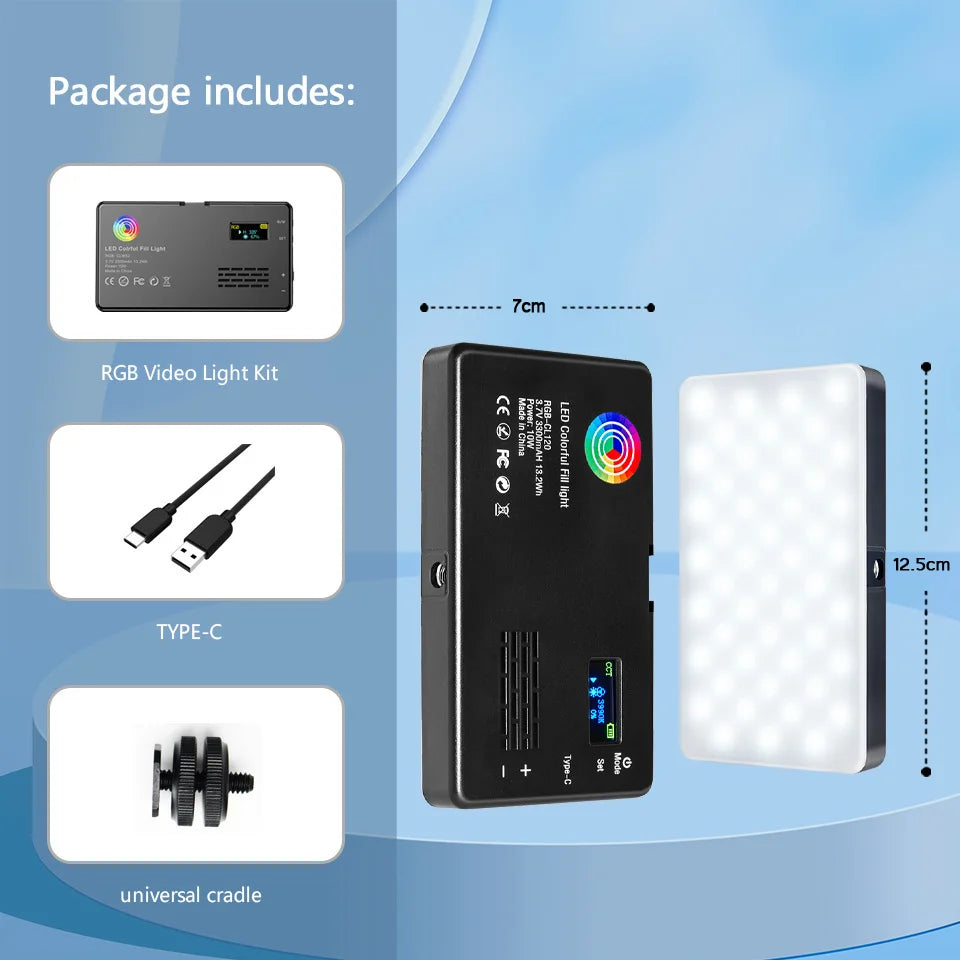 RGB LED Cam Light Full Color Output