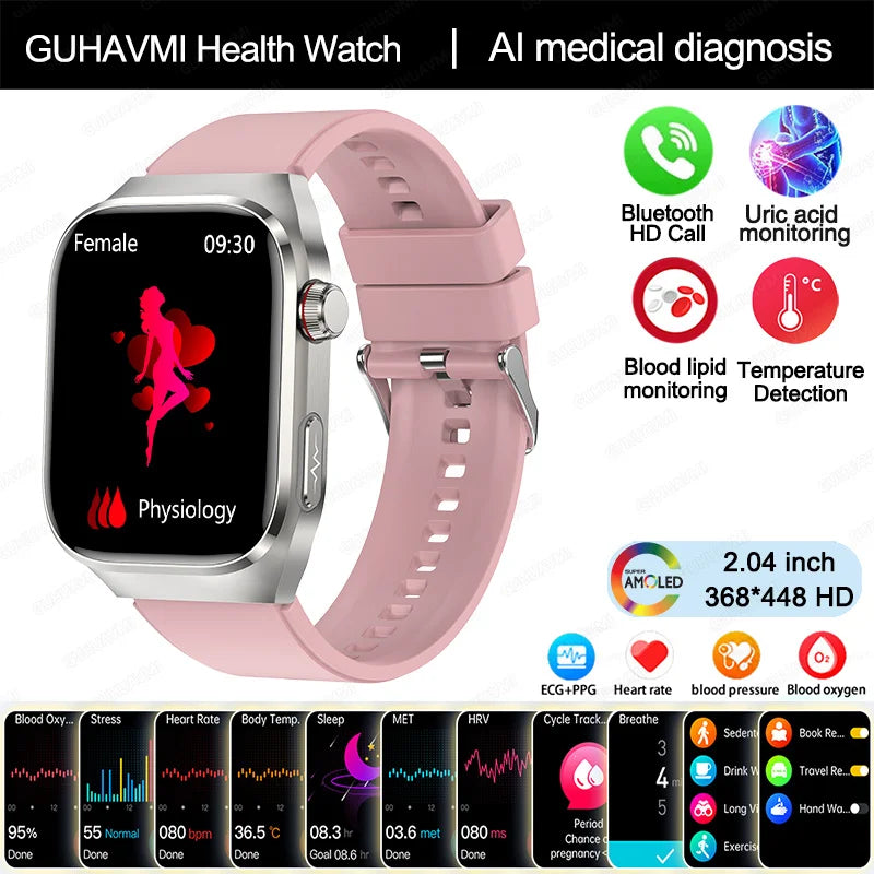 Uric Acid Body Fat Smartwatch
