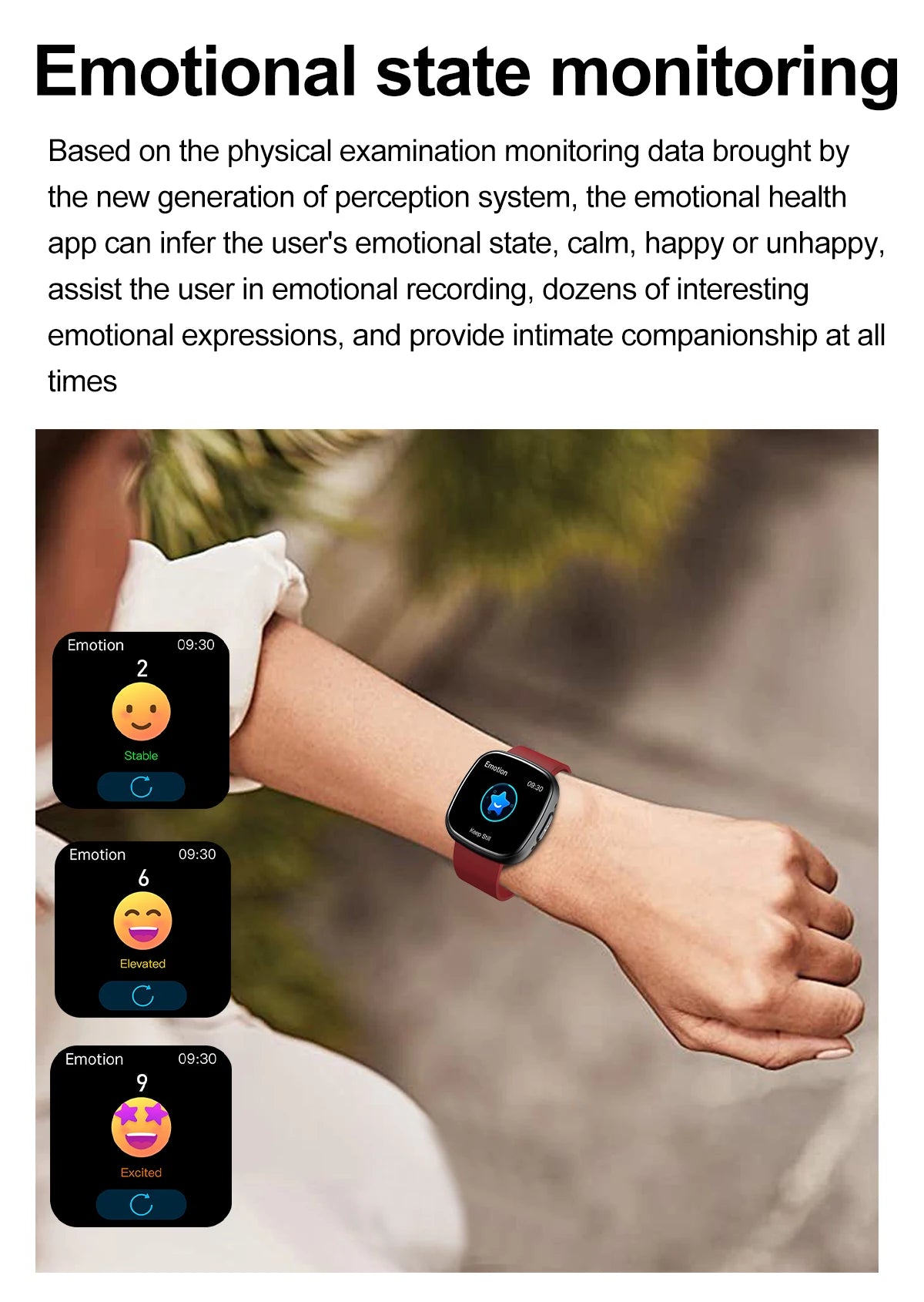ECG Blood Pressure Health Smart Watch