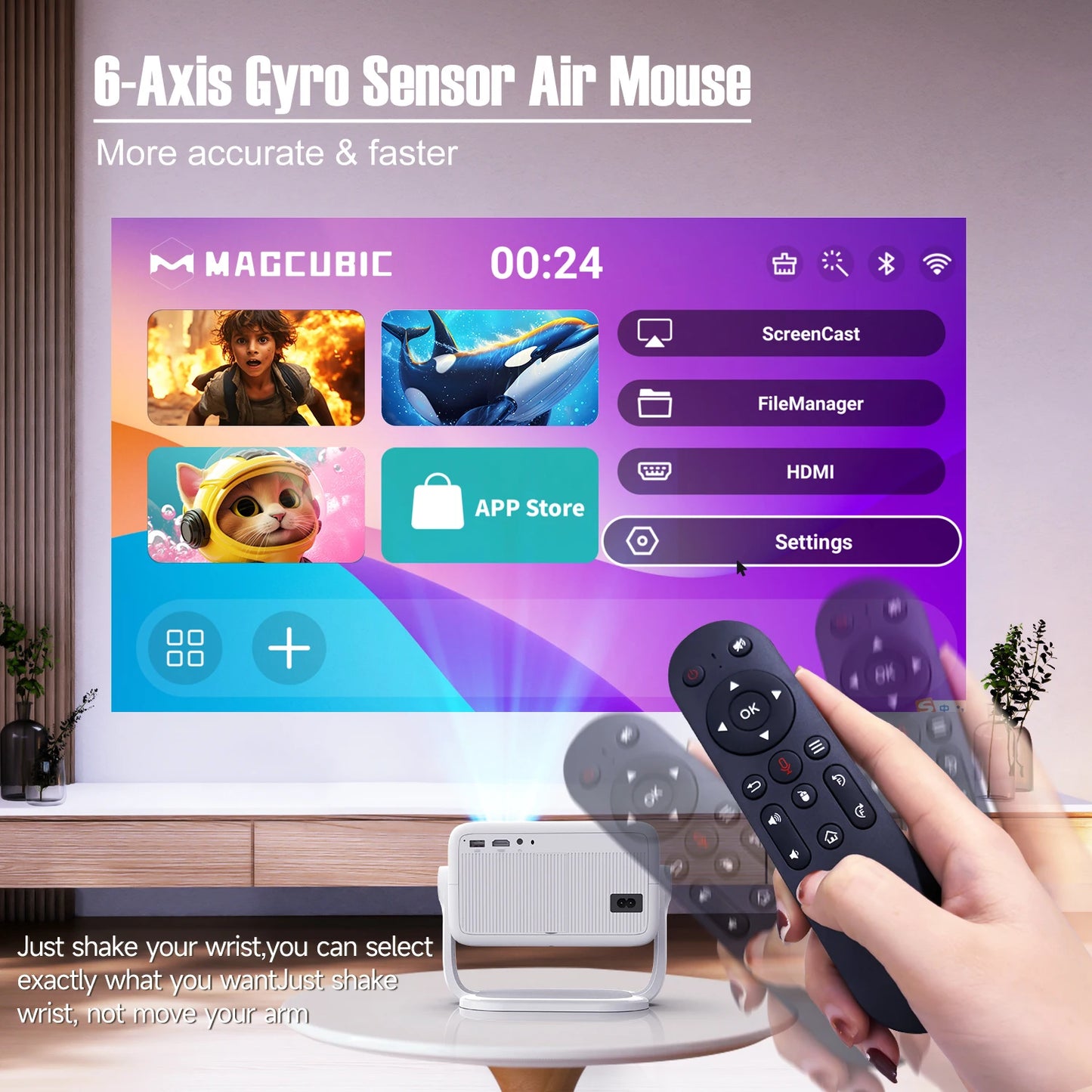 Magcubic Native360° Projector