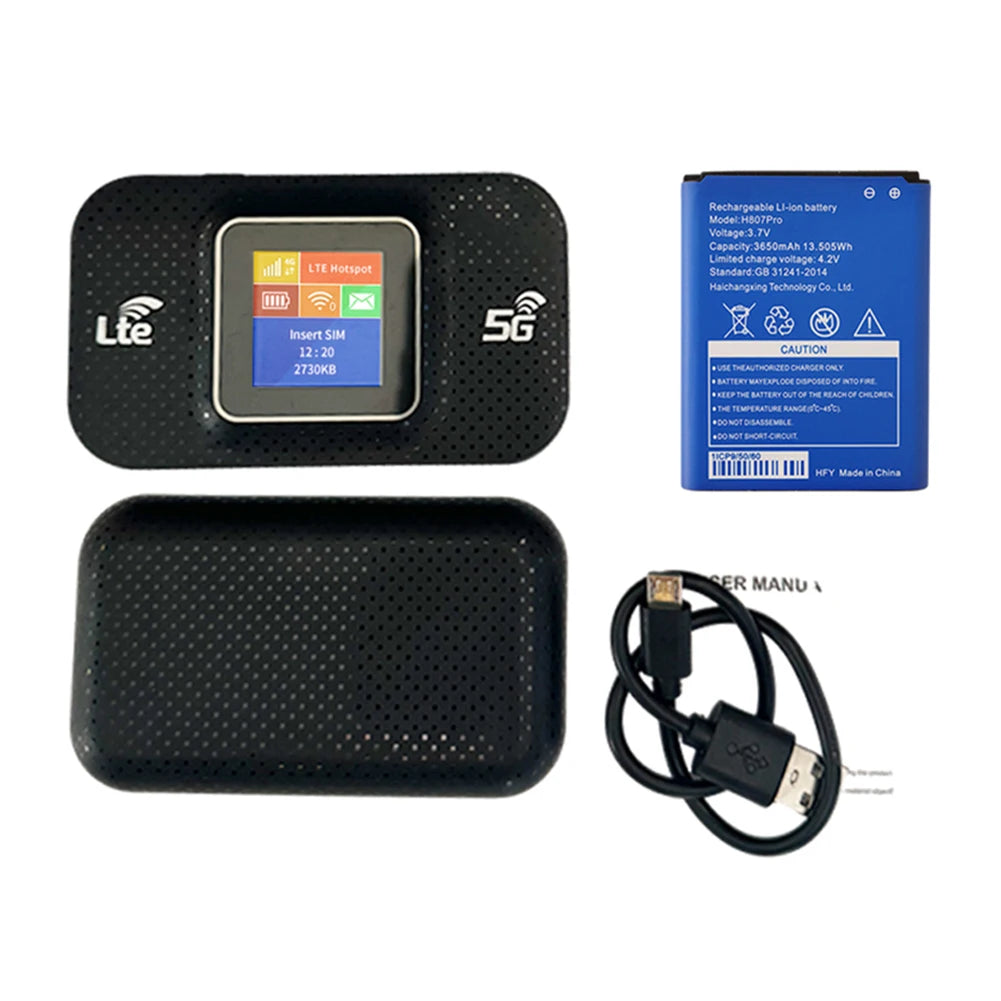 5G MiFi Modem with SIM Card Slot