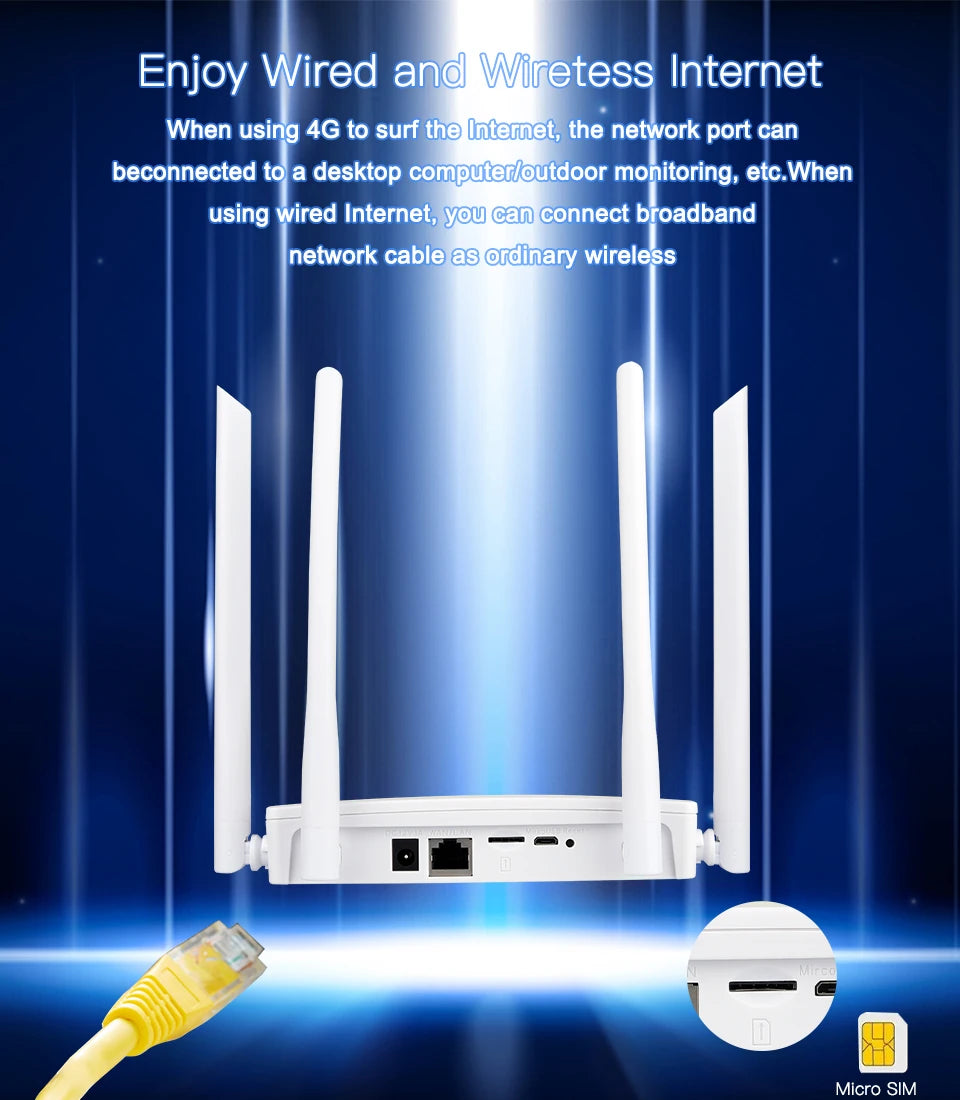 KuWFi 4G LTE CPE Router