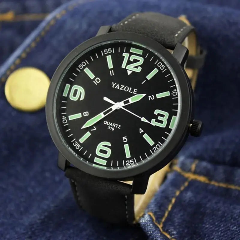 Yazole Large Dial Watch