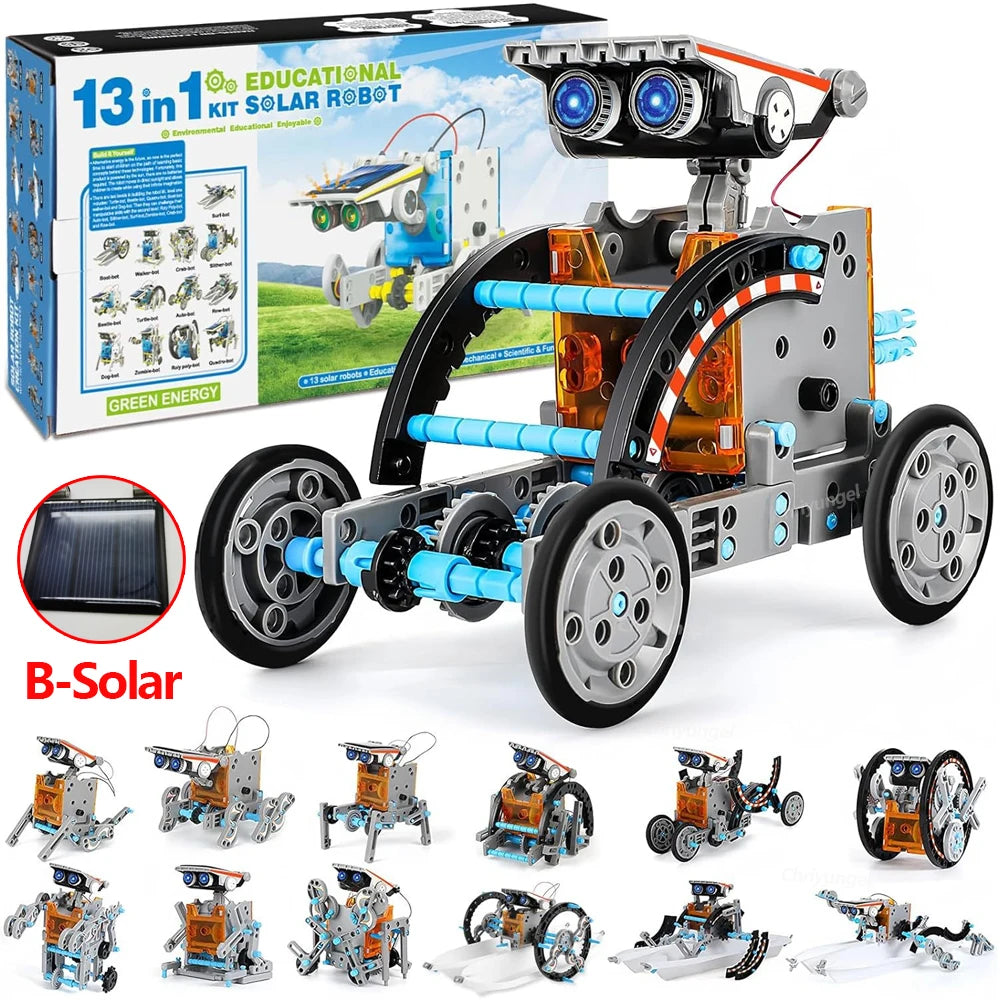 13-in-1 Solar Robot Kits for Kids
