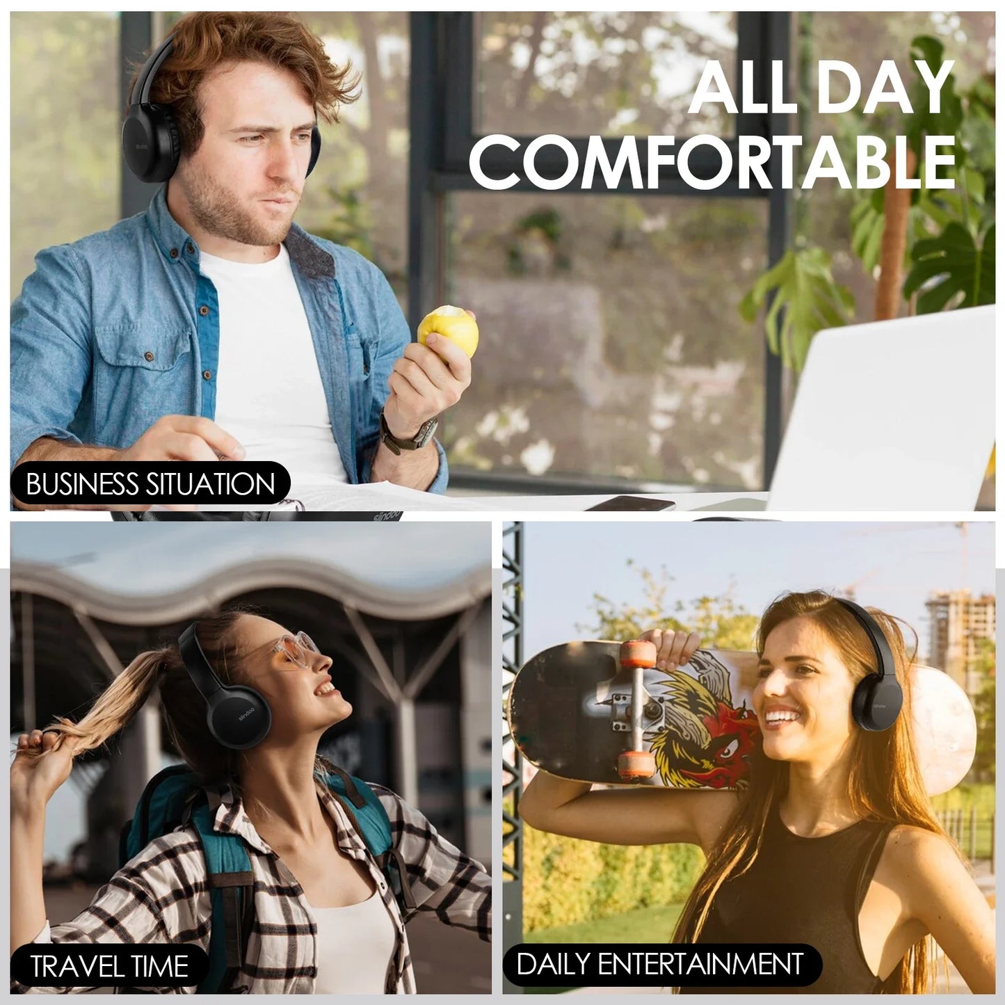 Siindoo JH-928 Wireless Bluetooth Headphones