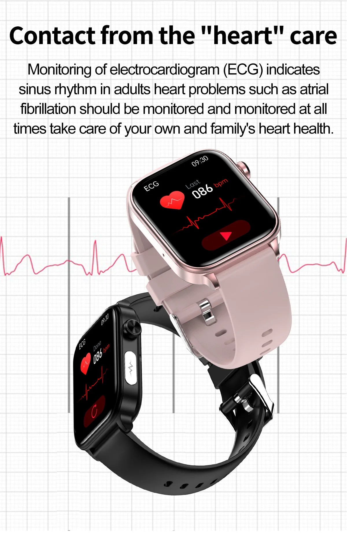 ECG+PPG Smart Watch