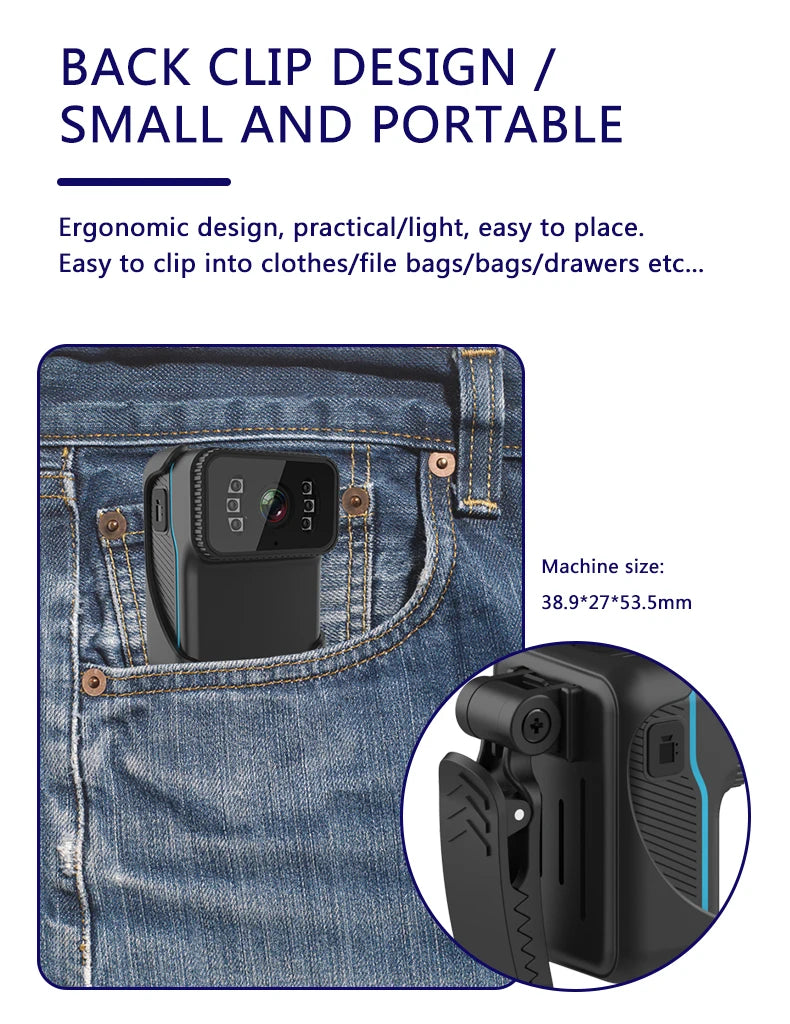 HD Portable body Action Camera