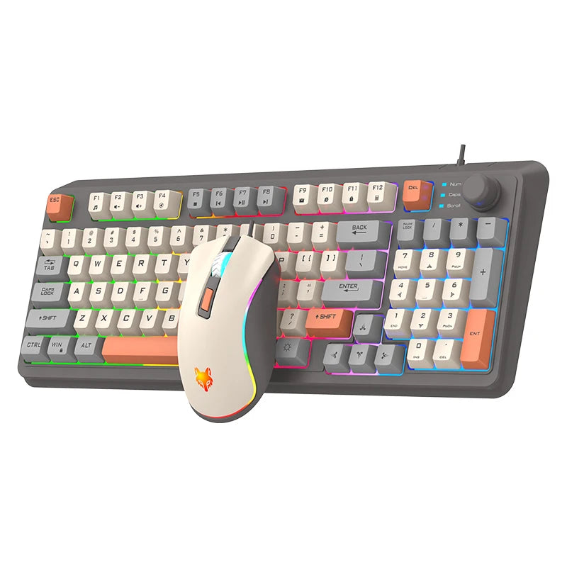 USB Wired High Performance Keyboard Mouse Set