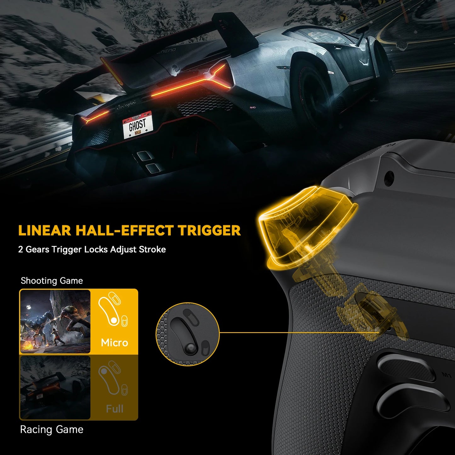 Manbaone 50 V2 Smart Wireless Gamepad
