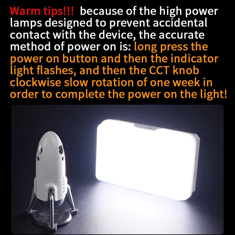 Video Light 40W Portable Cam Light