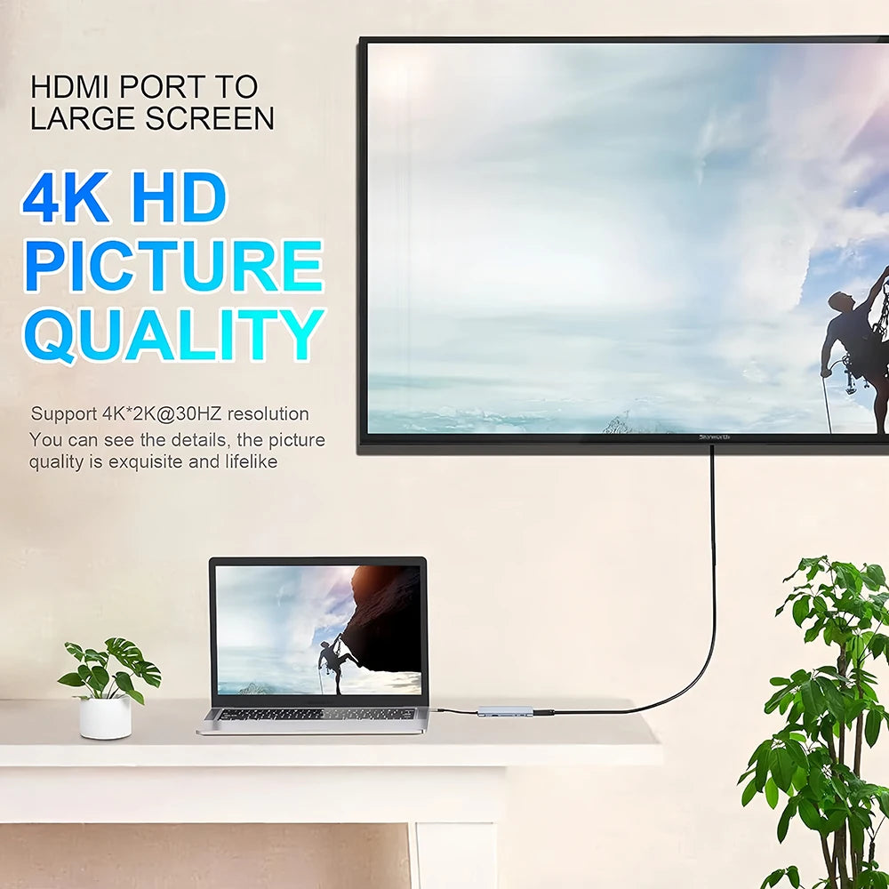 USB 3.0 HUB Type C to HDMI Adapter