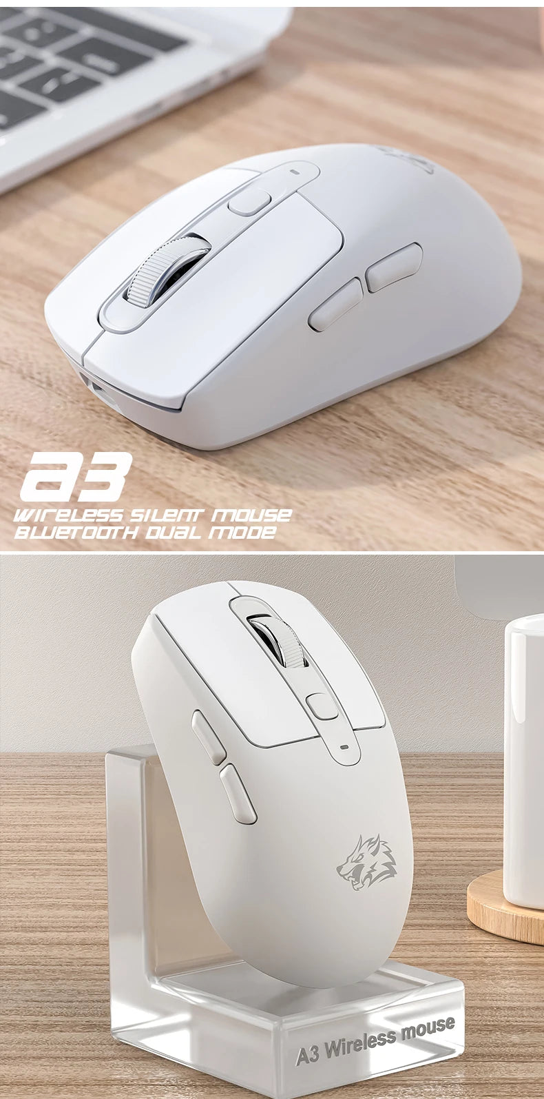 A3 Wireless Mouse Silent ABS