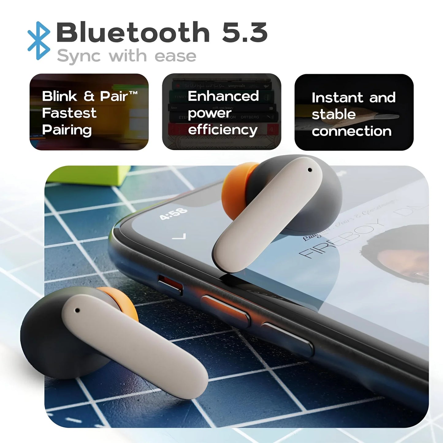 TWS Wireless Bluetooth Earphones