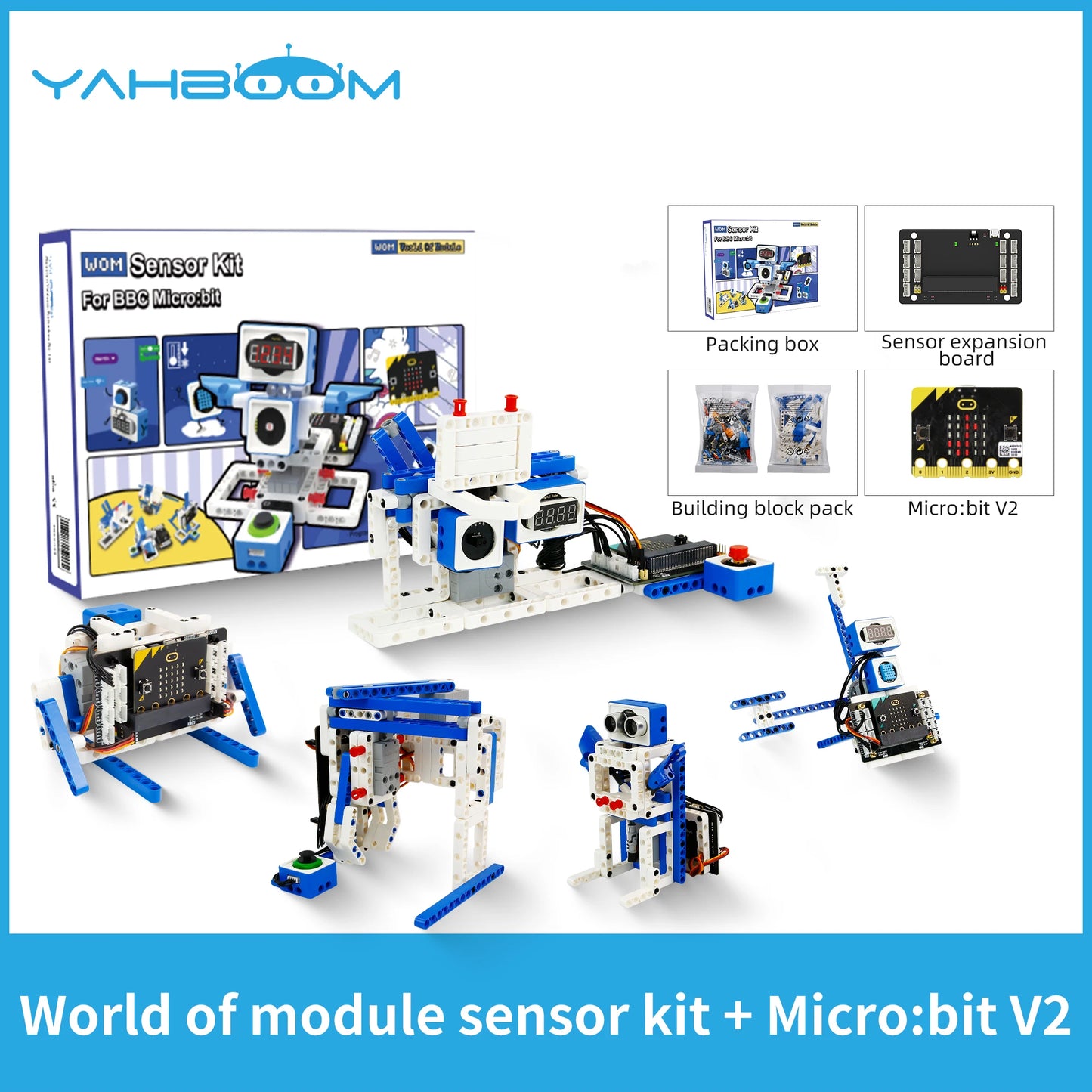Yahboom 21 in 1 Microbit V2 Robotics Kit for Kids