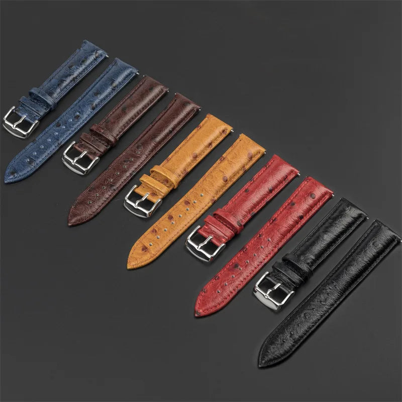 UTHAI P43 Ostrich Pattern Leather Strap accessories