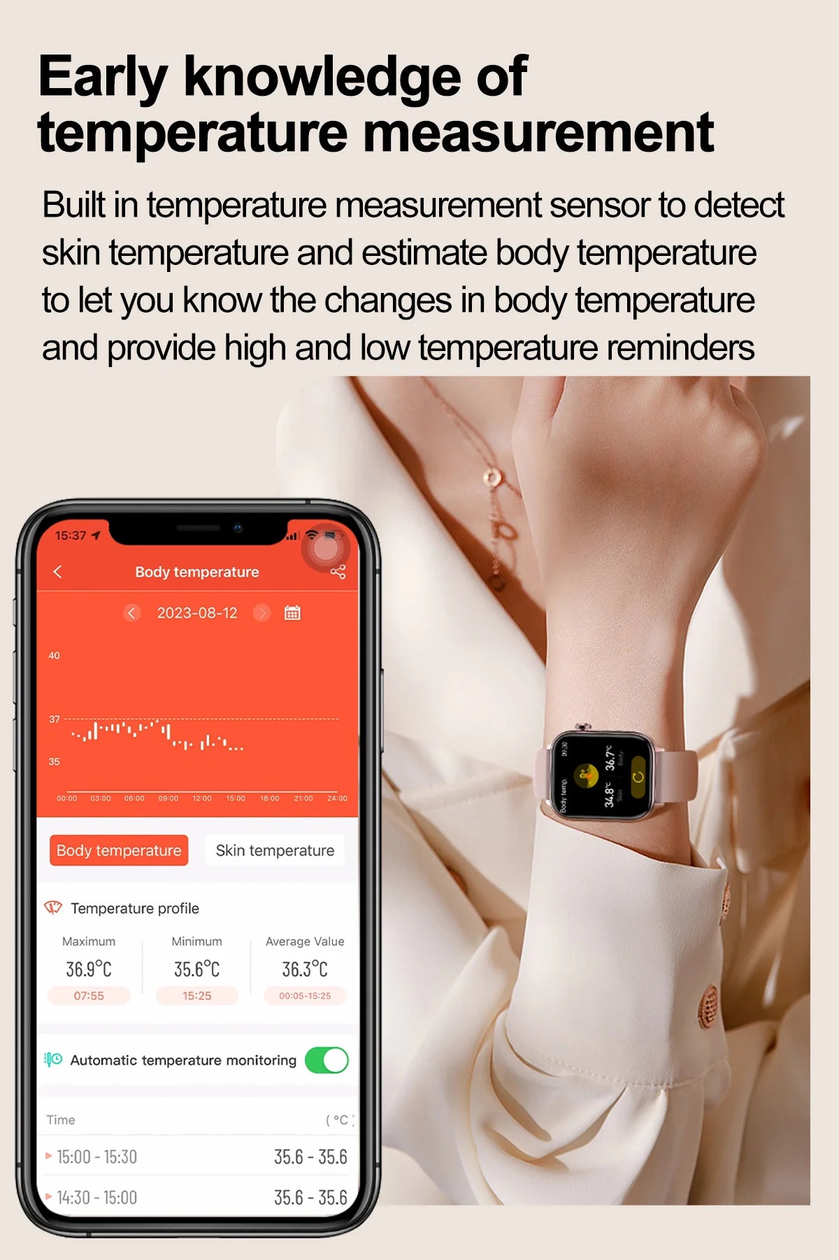 ECG+PPG Smart Watch