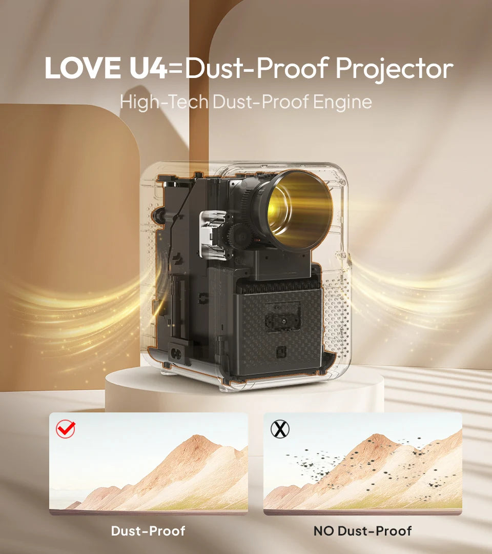 BYINTEK Household Theater Projector