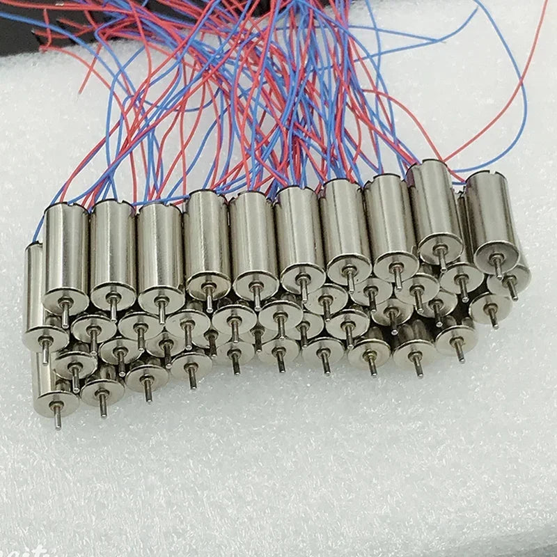 1PC DC 3V-3.7V Coreless Motor 0408,412,612,615,617.716,720,816,8520,1020 High Speed RC Drone Strong Magnetic DIY Aircraft