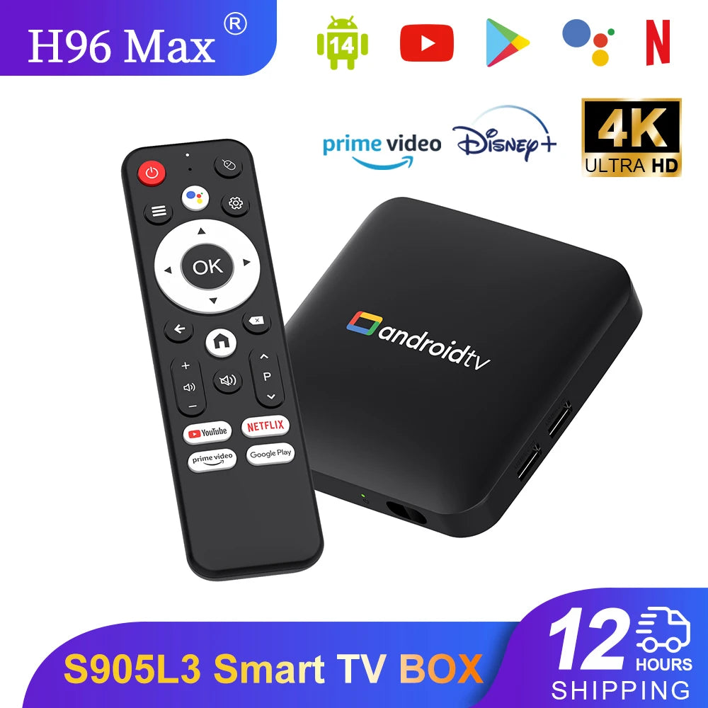 Amlogic S905L3 H96 MAX TV Box
