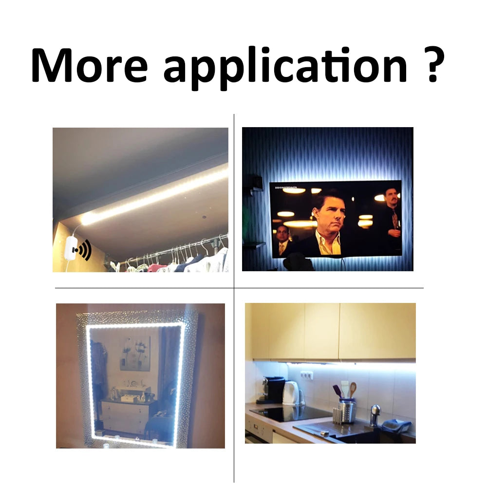 Hand Sensor LED Under Cabinet Light Kit