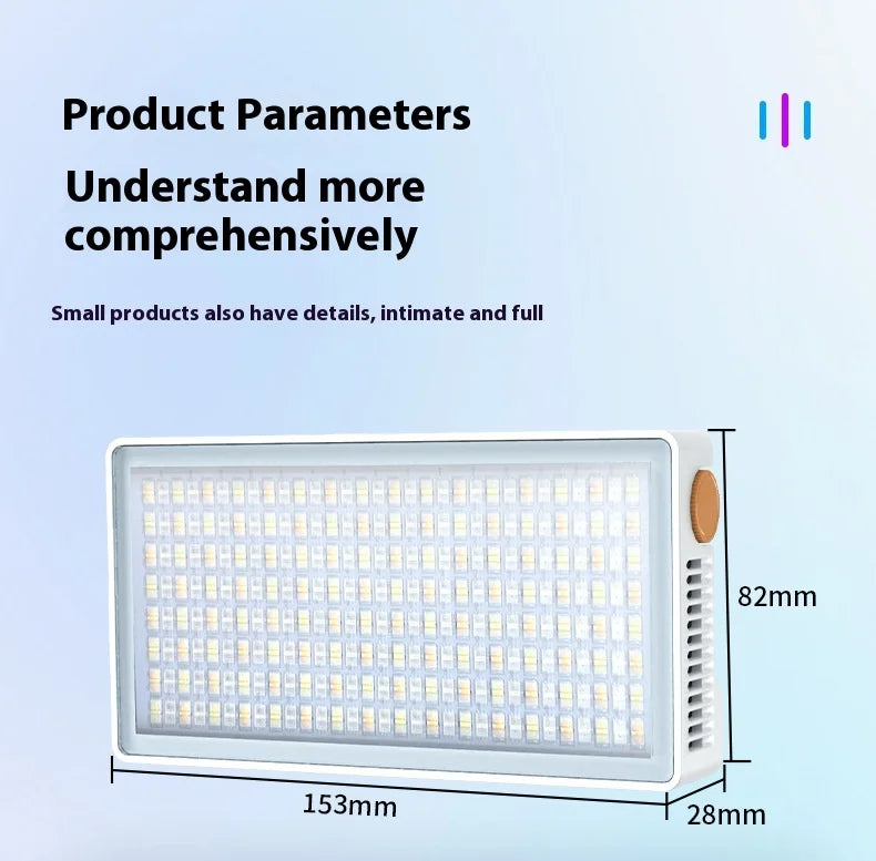Portable 40W RGB Fill Light Photography