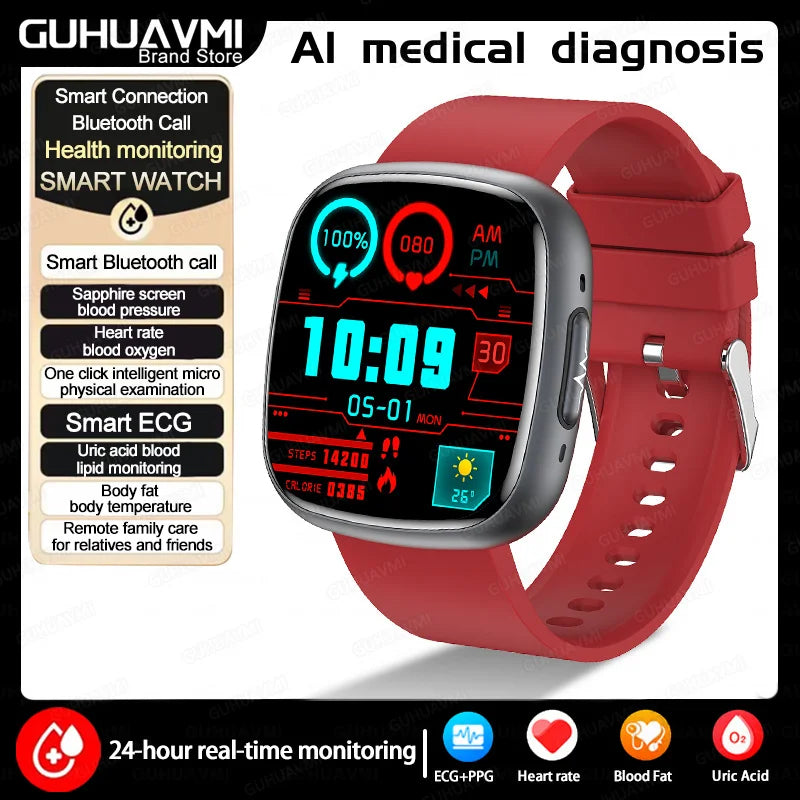 ECG Blood Pressure Health Smart Watch
