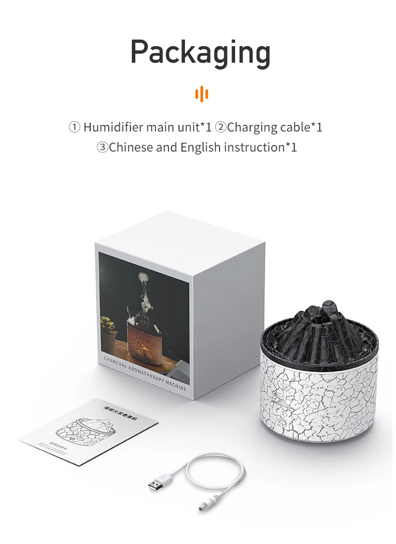 Volcanic Lava Jellyfish Aromatherapy Flask