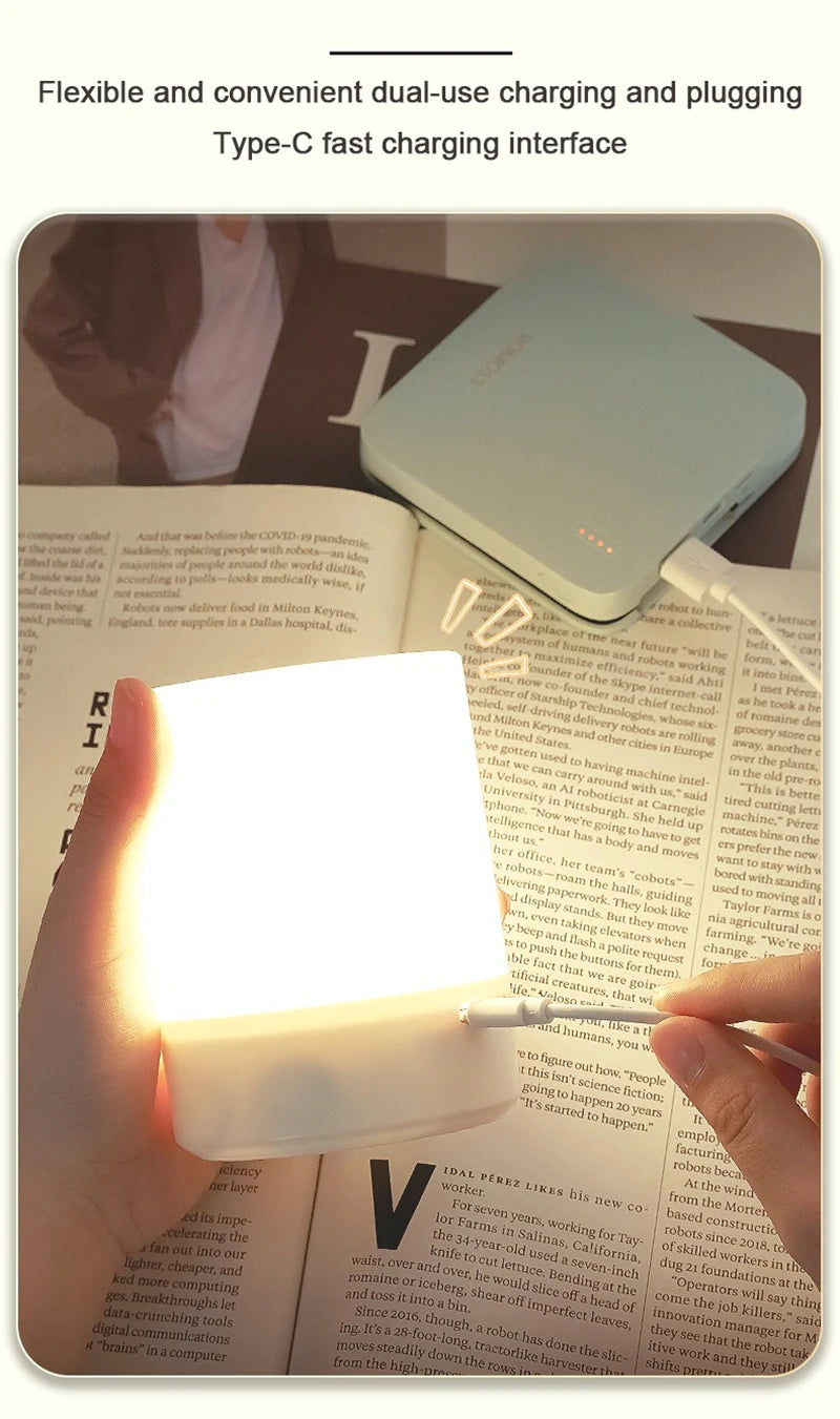 Bedside Led Night Vision Dimmable Table Lamps
