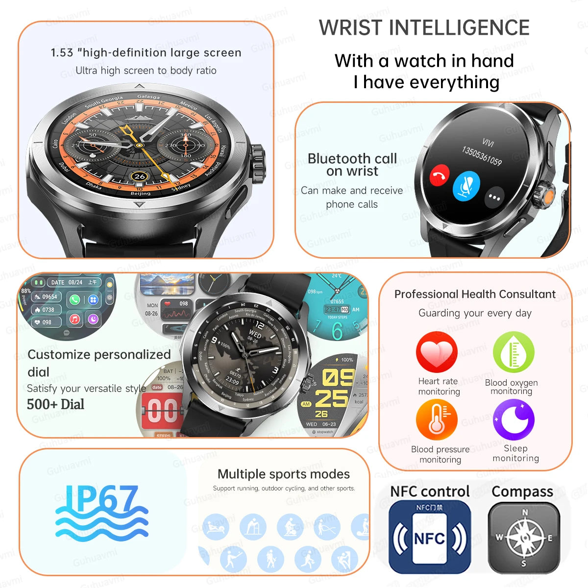 Xiaomi S4 Ultra Outdoor Sports Smart Watch